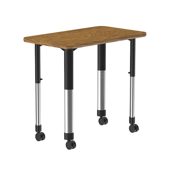 TFL Collaborative Desk - Casters - Rec